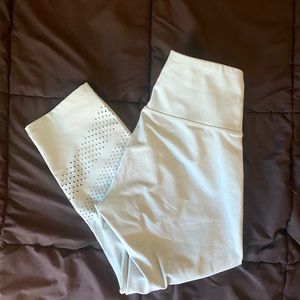 Light blue medium workout leggings from Old Navy.